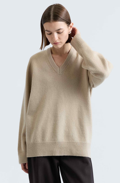 Wool V Neck Sweater