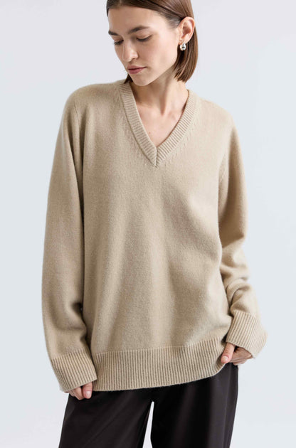Wool V Neck Sweater