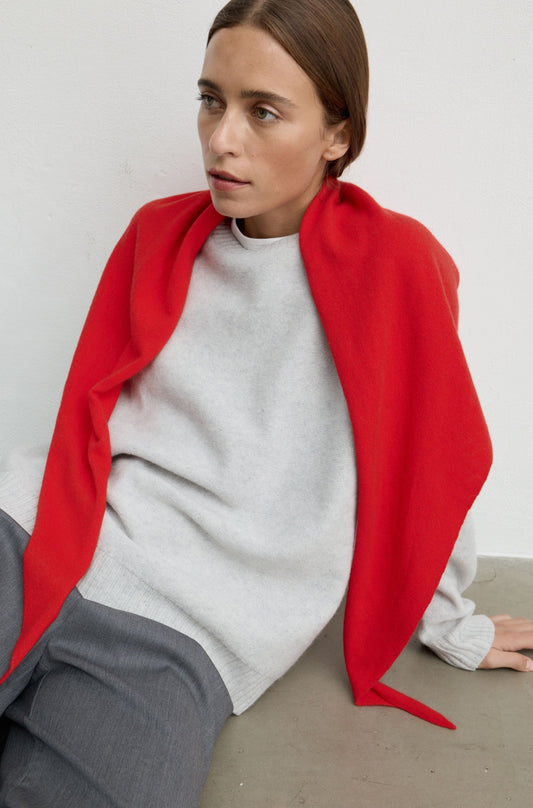 Relaxed Crewneck Wool Sweater